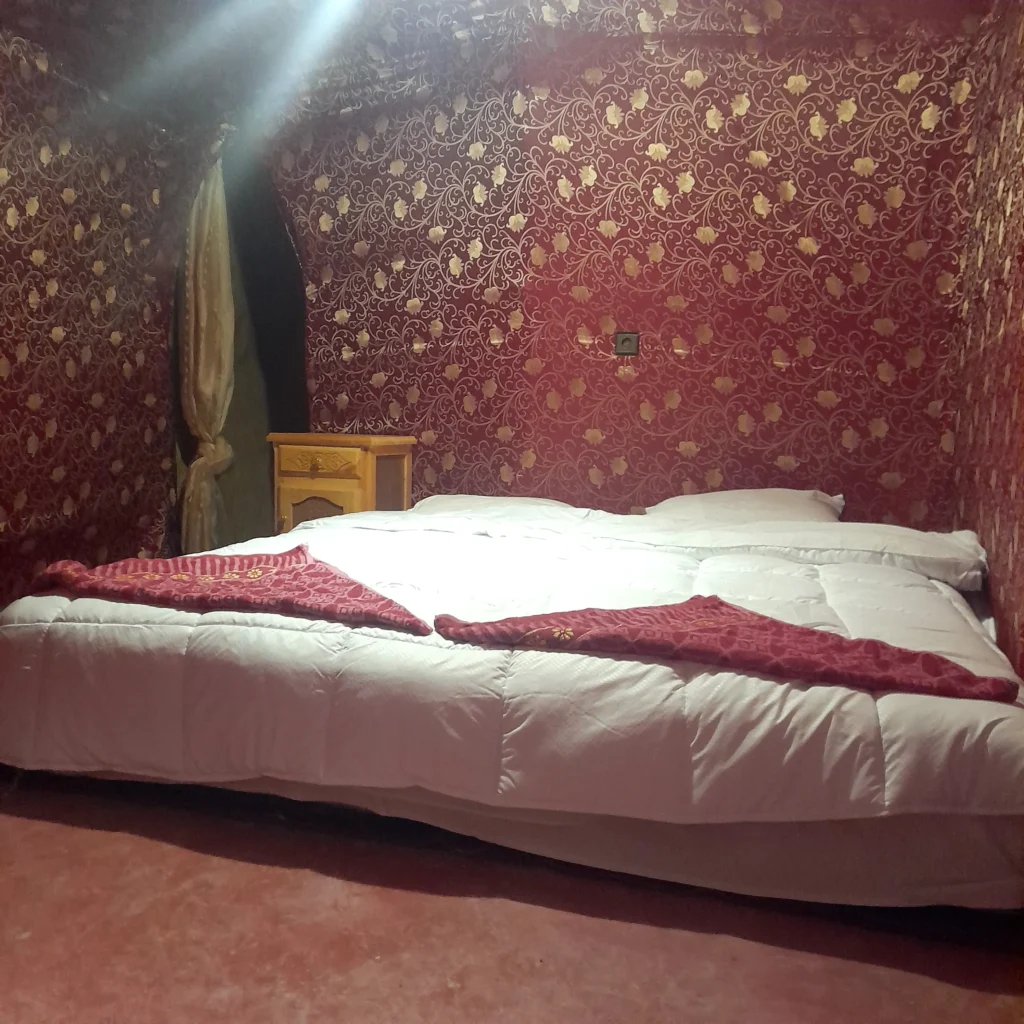Gold & Red Tent